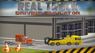 รถบรรทุกขับรถจริงจำลอง Real screenshot 8