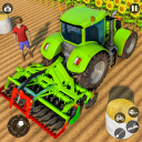 Farming Tractor Driving Games Icon