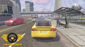 taxi fou 3d jeu de voiture screenshot 0