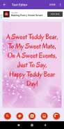 Happy Teddy Day:Greeting, Photo Frames, GIF Quotes screenshot 0