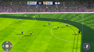 لعبة كرة القدم مباراة كرة screenshot 1