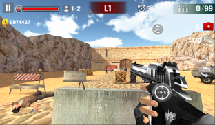 Sniper bắn lửa chiến tranh screenshot 5