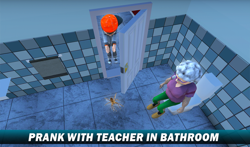 Scary Teacher High School Escape Game 3d 3 Download Android Apk Aptoide - escape the bathroom game roblox