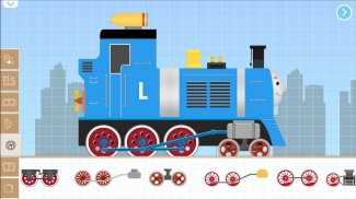 Brick Train-बच्चों के ट्रेन खेल रेलवे रेसिंग खेल screenshot 3