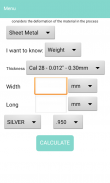 Jewelry Calculator screenshot 1