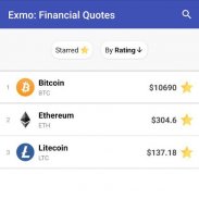 EXMO: Cryptocurrency Quotes screenshot 1