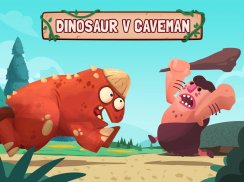 Dino Bash - Dinosaurs v Cavemen Tower Defense Wars screenshot 0