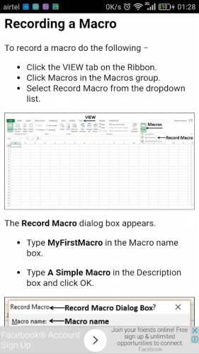 Learn Excel Macros Complete Guide Offline 1 0 0 Download Android Apk Aptoide