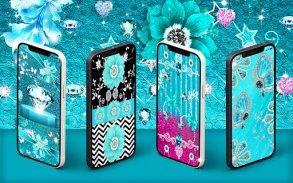 Turquoise diamonds wallpapers screenshot 5