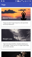 Yoga for Life - The Health Secret In Your Pocket. screenshot 6