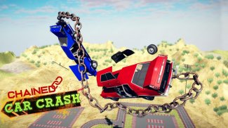 Chained Car Crash Beam Drive: Unfallsimulator screenshot 2