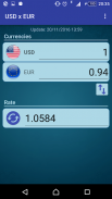 USD x EUR screenshot 1