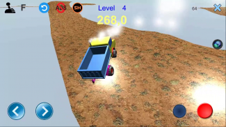 Hill climb truck - racing car. screenshot 1