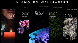4K AMOLED Wallpapers - Auto Wallpaper Changer screenshot 5