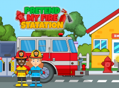 Finge mi estación de bomberos: vida de bombero screenshot 1