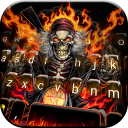 Fire Skull Rider Keyboard Theme Icon