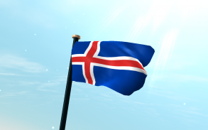 Iceland Flag 3D Free Wallpaper screenshot 9