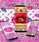 Glitter lips live wallpaper screenshot 3