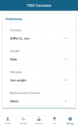 TDEE & Calorie Intake Calculator screenshot 2