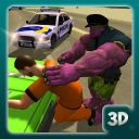 Incredible Superhero Police chase: Mad City Battle Icon