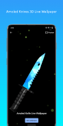 Amoled Knives 3D LWP - Karambits and Bayonets screenshot 6