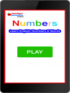 Learn Numbers Flash Cards Game screenshot 0