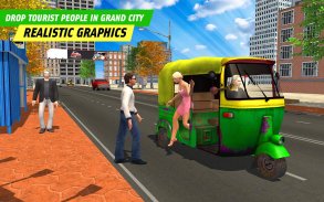 City Rickshaw Auto Driving 3D screenshot 1