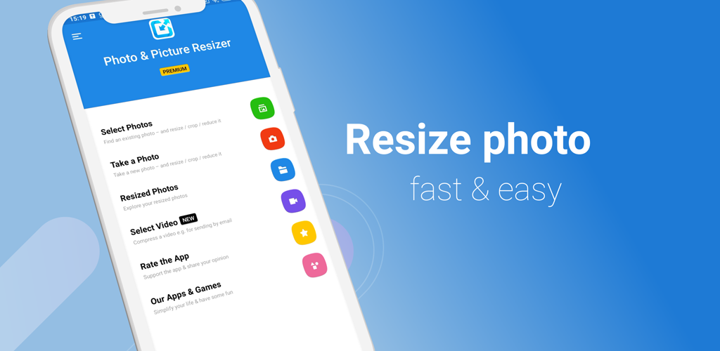 Simple And Fast Image Resizer::Appstore for Android