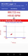 HR & HRV Logger per Polar H6, H7, H10 e OH1 screenshot 4