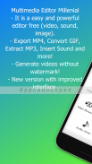 Multimedia Editor Millenial: Video, Images & Sound screenshot 3
