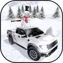 Winter Snow Pickup Truck