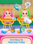 Twin Baby Care Game screenshot 2