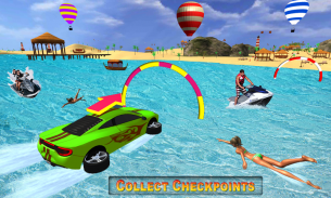 Water Surfer Car Offline Games screenshot 0