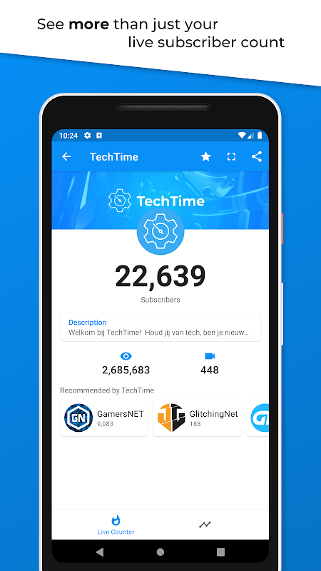 Live  Subscriber Count APK pour Android Télécharger