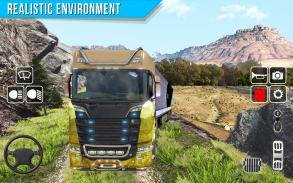 Offroad 4X4 Cargo Truck Driver screenshot 0