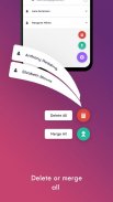 Remove Duplicate Contacts, Merge screenshot 2