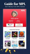 Guide for MPL - Earn Money from MPL Games screenshot 2