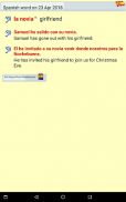 Spanish Word of The Day Widget screenshot 7