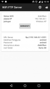 WiFi FTP Server screenshot 1