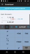 CalcTape kalkulator screenshot 6