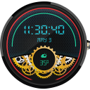 Golden Cogs Watch Face