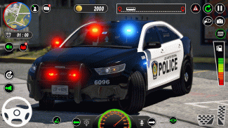 obstáculo polícia carro estacionamento curso screenshot 4