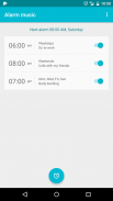 Alarm Tunes: Music Songs Clock screenshot 1