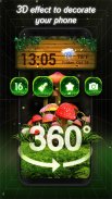 3D Mushroom&nature  launcher theme screenshot 1