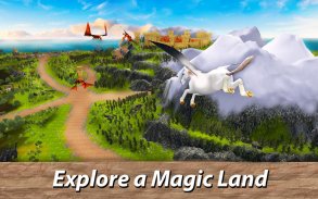 🦄🌈❤️ Pegasus Simulator: Flying 🐎 Horse Survival screenshot 1