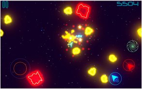 Glow Asteroids Meteor Shooter screenshot 5