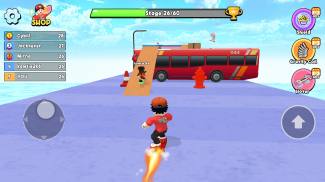 Obby Skateboard: Easy Parkour screenshot 4