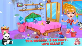 Halten Sie Ihr Haus sauber-Cleanup Spiel screenshot 0