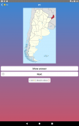 Argentina: Provinces & Districts Map Quiz Game screenshot 7