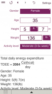 TDEE + BMR + BMI Calculator screenshot 13
